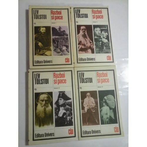 RAZBOI SI PACE ( 4 VOL ) - LEV TOLSTOI RAZBOI SI PACE ( 4 VOL ) - LEV TOLSTOI